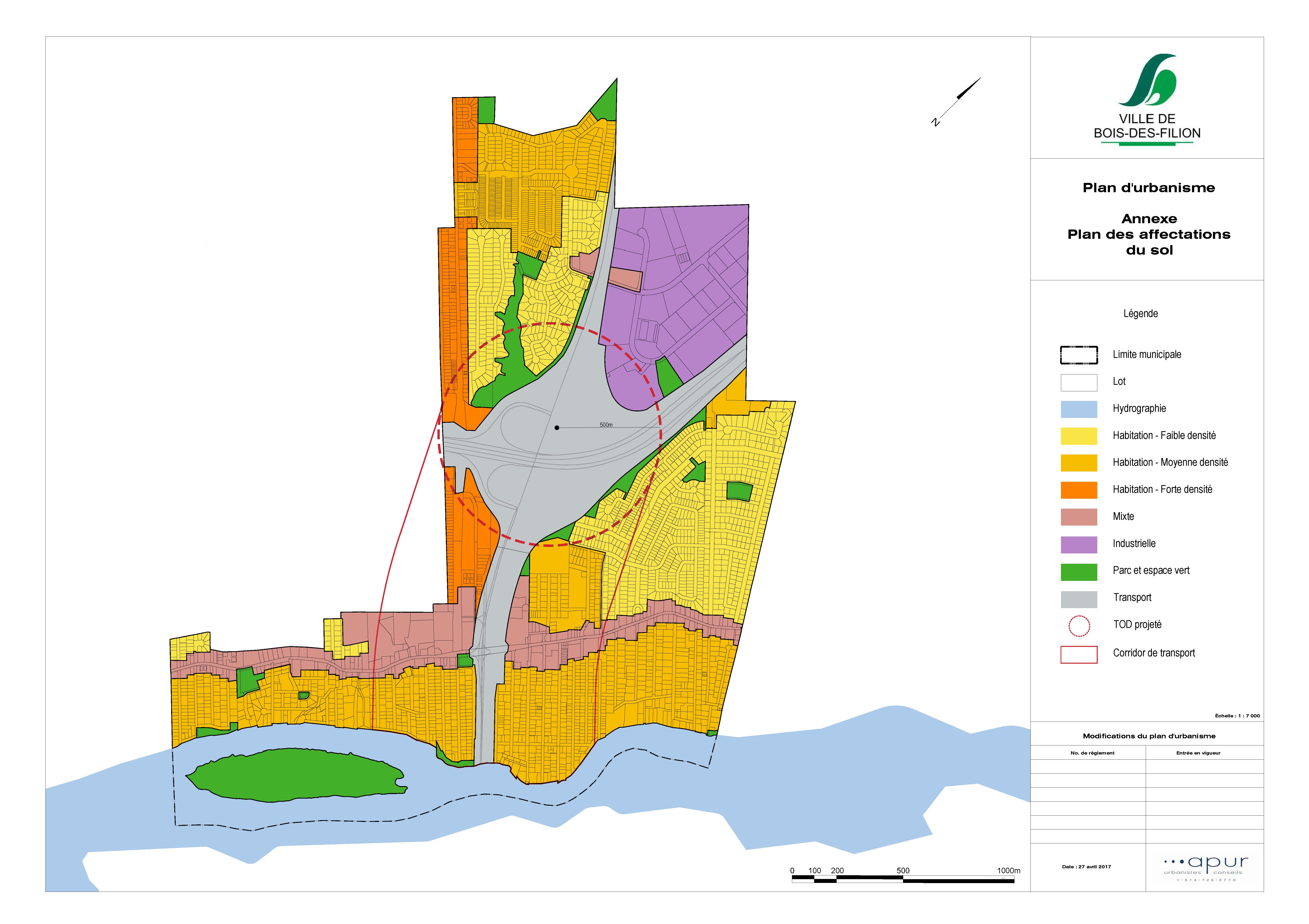 master plan and land use bylaws BoisdesFilion